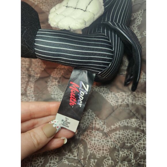 Jack Skellington The Nightmare Before Christmas Zipper Mouth Plush - Picture 5 of 5